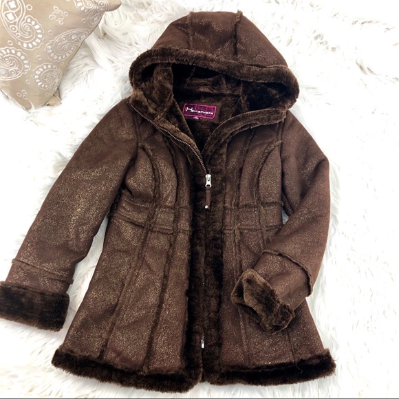 Hemisphere Other - Hemisphere girls Sz 6X faux shearling/fur coat